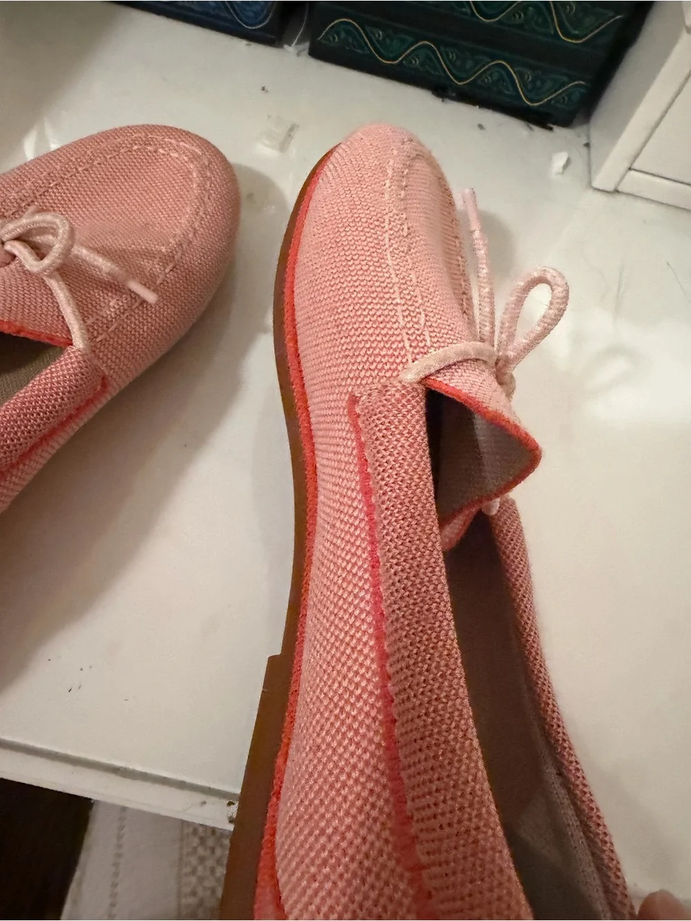 Like New Rothy's Women's The Boat Shoe Sunbaked Pink